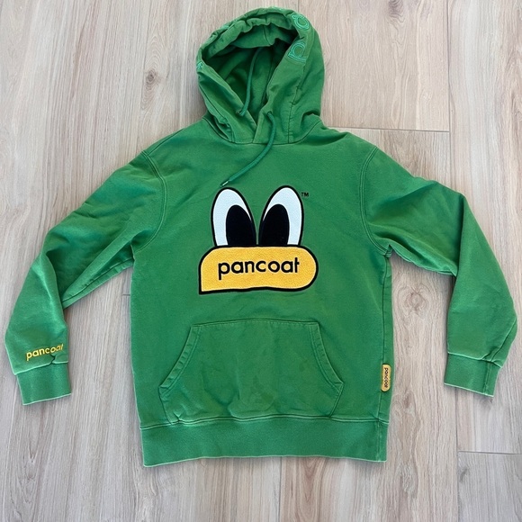 Pancoat Light Green Pop Eyes Hoodie - Picture 1 of 7